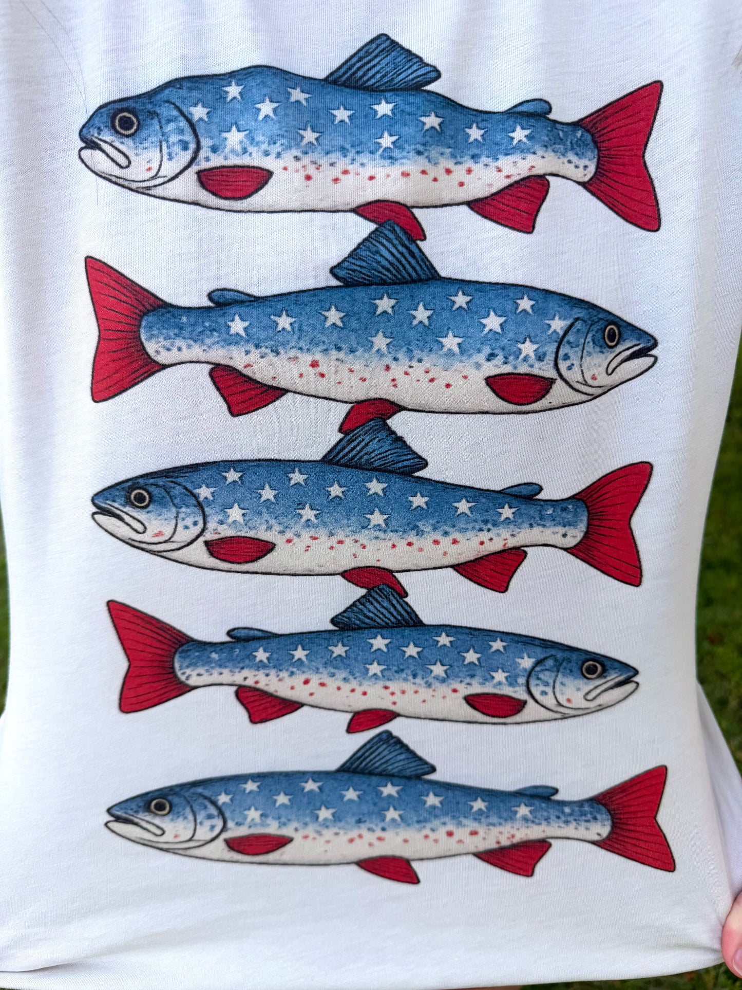 Patriotic Trout Tee